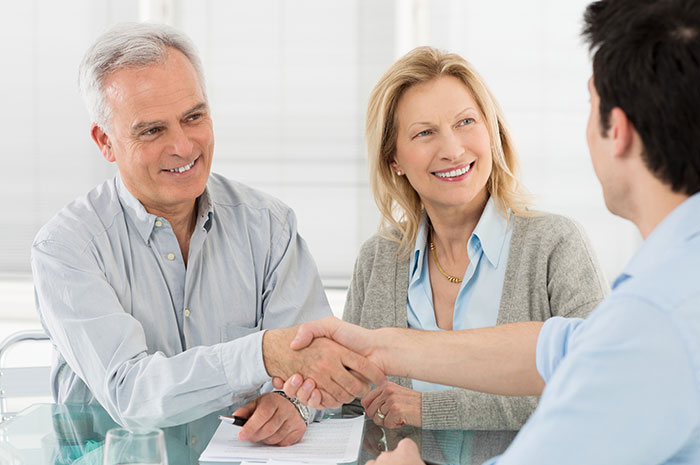 Man Shaking hands with his doctor