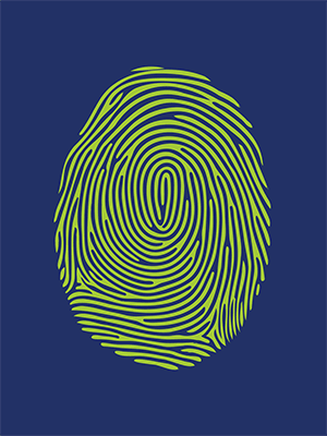 Fingerprint animated graphic